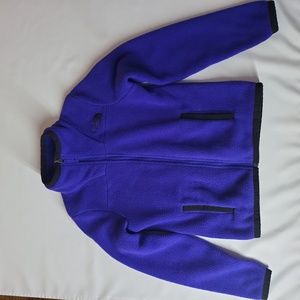 The North Face Full Zip Fleece Jacket - Royal Blue / Black - Size XSmall